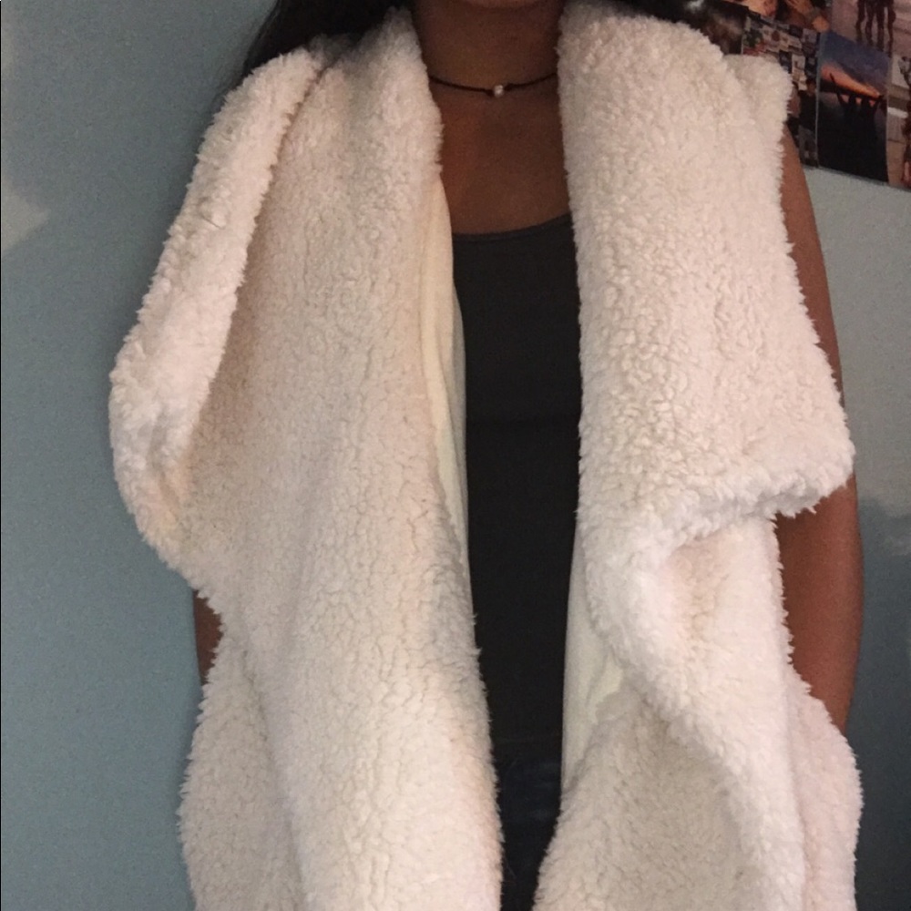 Fuzzy vest